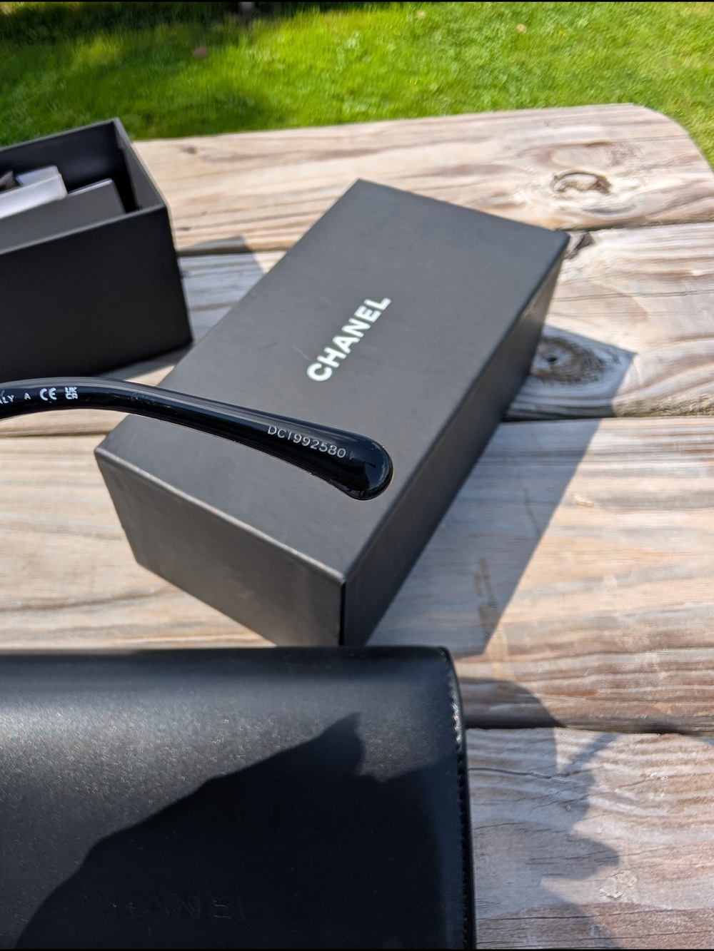 Chanel Black Hexagon Oversized Sunglasses - Picture 7 of 14